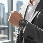 Hugo Boss Dapper 1513929 Grey IP Gunmetal Chronograph Men's Watch