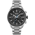 Hugo Boss Distinct 1513857 Silver Stainless Steel Black Dial Chronograph Watch
