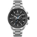 Hugo Boss Distinct 1513857 Silver Stainless Steel Black Dial Chronograph Watch