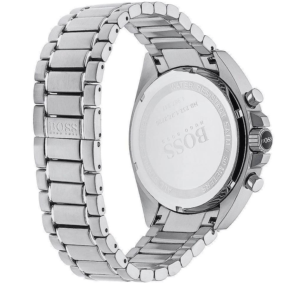 Hugo Boss Driver 1513080 Silver-Tone Black Dial Chronograph Men's Watch
