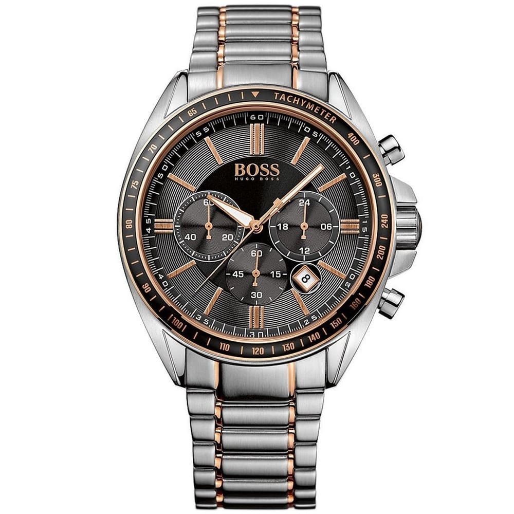 Hugo Boss Driver 1513094 Two-Tone Rose Gold & Silver Men's Watch