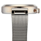 Original Hugo Boss Flawless Women's Watch - Rose Gold Mesh & Silver Dial (1502553)