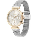 Original Hugo Boss Flawless Women's Watch - Rose Gold Mesh & Silver Dial (1502553)