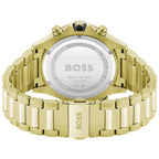 Hugo Boss Globetrotter 1513932 Gold-Tone Black Dial Chronograph Men's Watch