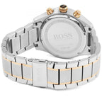 Hugo Boss Grand Prix 1513473 Two-Tone Rose Gold Black Dial Men's Watch