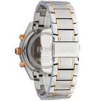 Hugo Boss Grand Prix 1513473 Two-Tone Rose Gold Black Dial Men's Watch