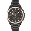 Hugo Boss Grandmaster 1513885 Gunmetal Rose Gold Chronograph Men's Watch