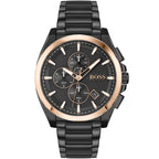 Hugo Boss Grandmaster 1513885 Gunmetal Rose Gold Chronograph Men's Watch