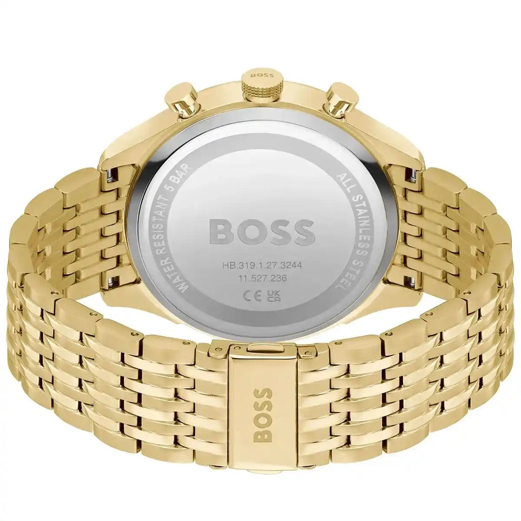 Hugo Boss Gregor 1514051 Gold-Tone Grey Dial Chronograph Men's Watch