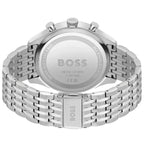 Hugo Boss Gregor 1514082 Silver Stainless Steel Black Dial Chronograph Watch