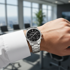 Hugo Boss Hero 1513433 Silver-Tone Black Dial Chronograph Men's Watch