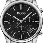 Hugo Boss Hero 1513433 Silver-Tone Black Dial Chronograph Men's Watch