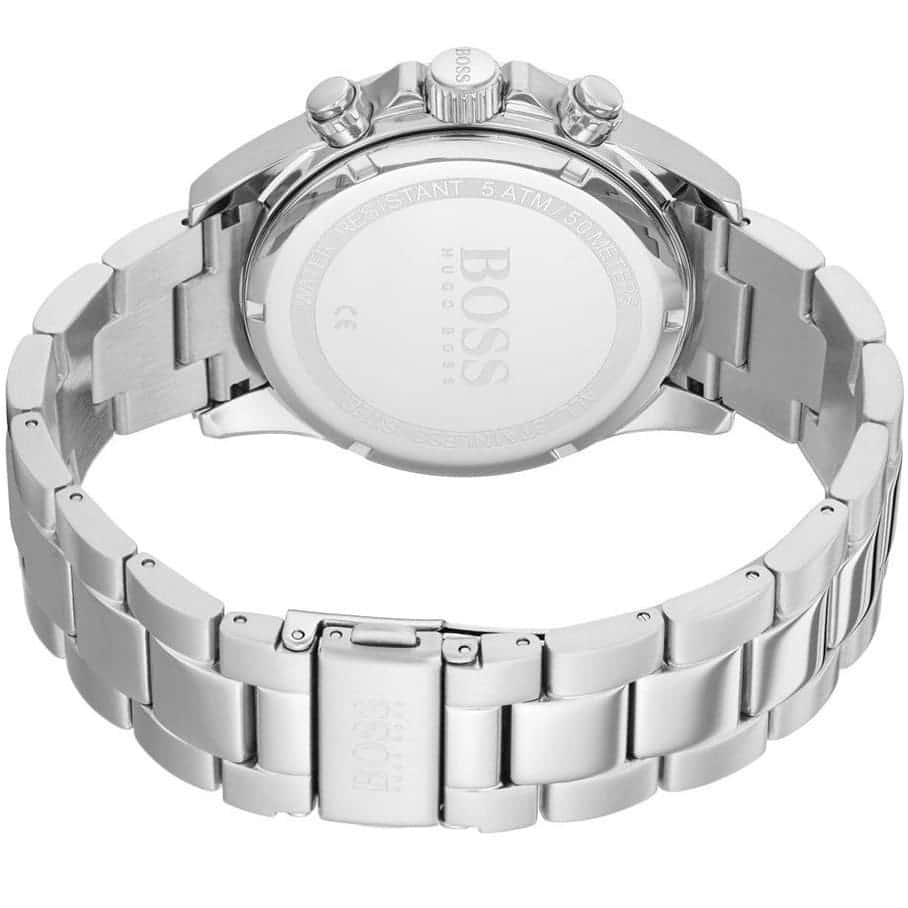 Hugo Boss Hero Sport 1513755 Silver Stainless Steel Blue Dial Chronograph Watch