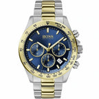 Hugo Boss Hero Sport 1513767 Two-Tone Blue Dial Chronograph Men's Watch