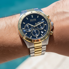 Hugo Boss Hero Sport 1513767 Two-Tone Blue Dial Chronograph Men's Watch