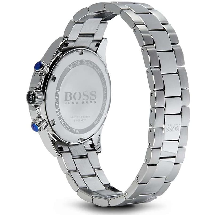 Hugo Boss Ikon 1512964 Silver-Tone Panda Dial Chronograph Men's Watch
