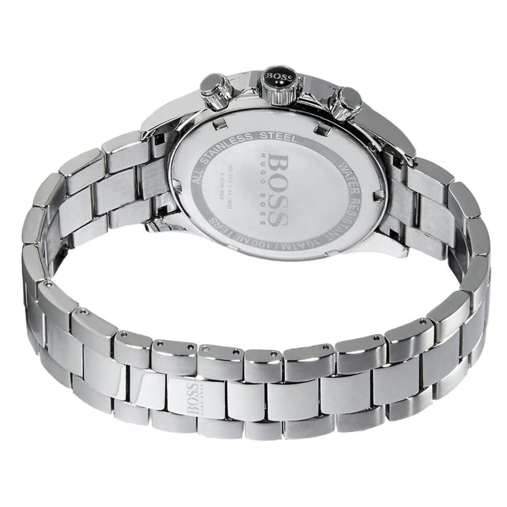 Hugo Boss Ikon 1512964 Silver-Tone Panda Dial Chronograph Men's Watch