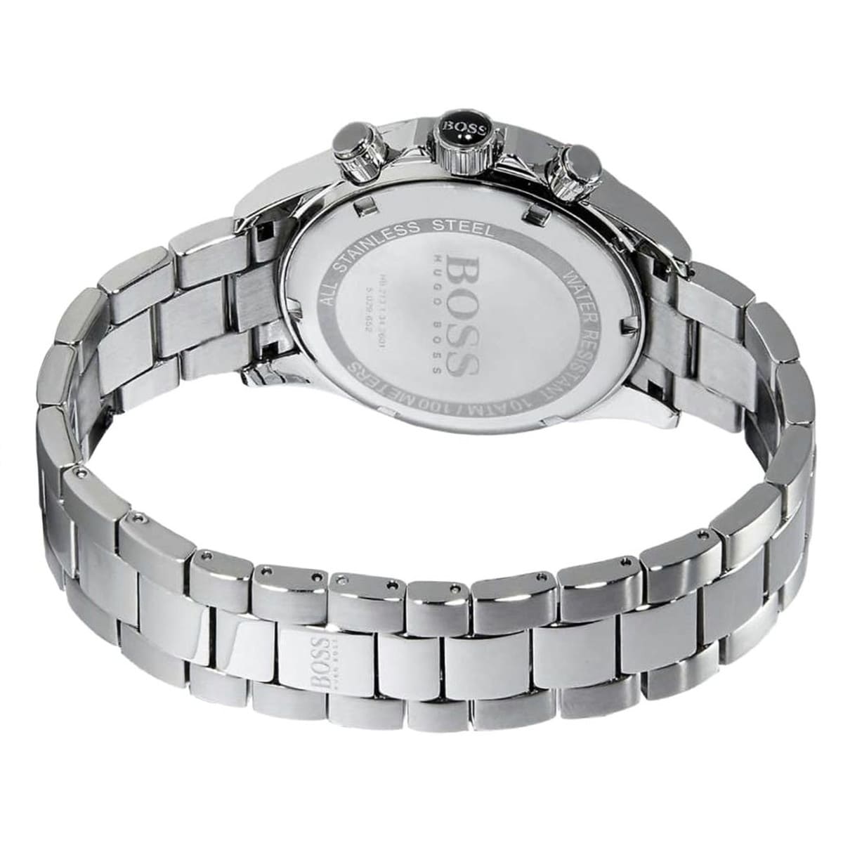 Hugo Boss Ikon 1512964 Silver-Tone Panda Dial Chronograph Men's Watch