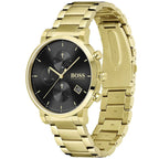 Hugo Boss Integrity 1513781 Gold-Tone Black Dial Chronograph Men's Watch