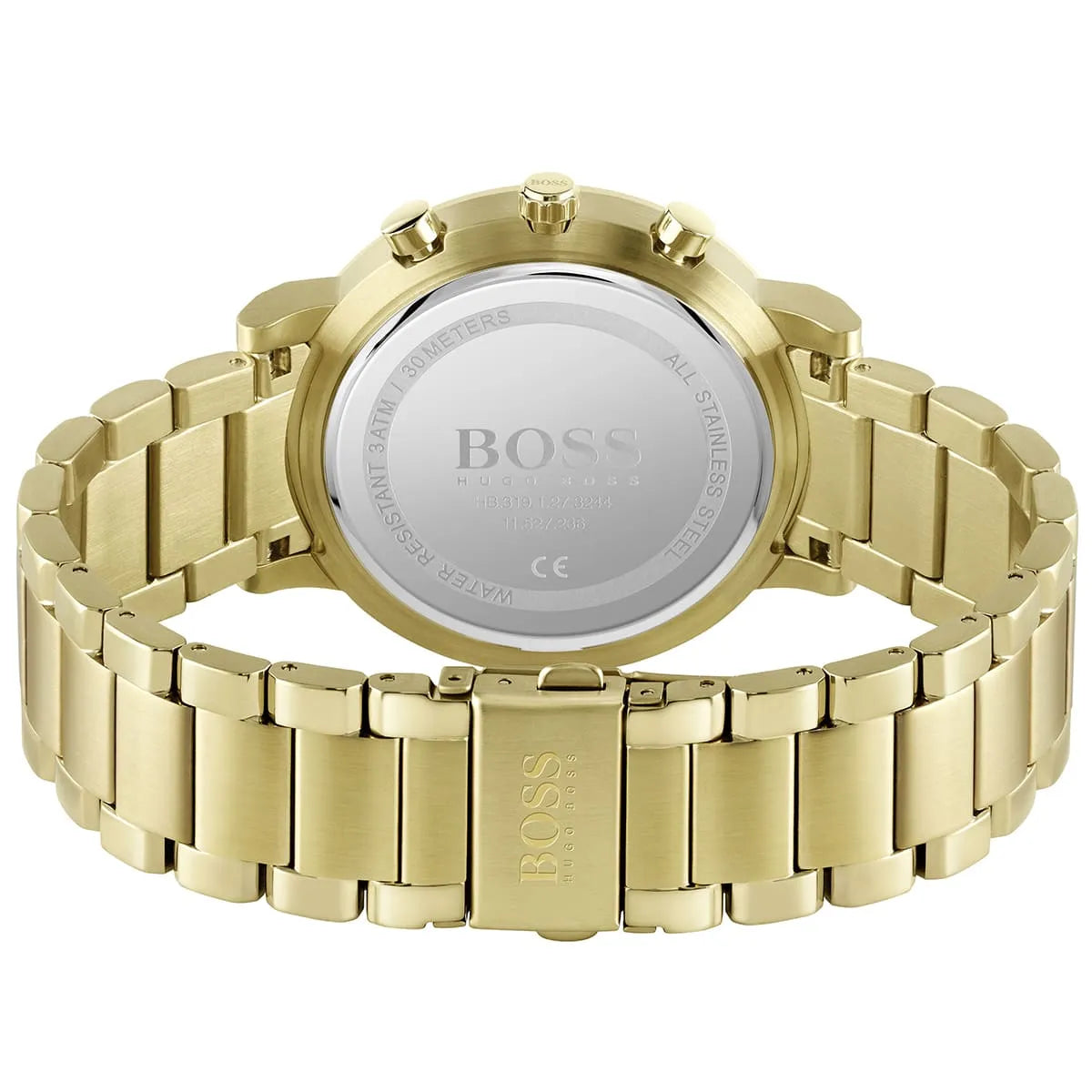 Hugo Boss Integrity 1513781 Gold-Tone Black Dial Chronograph Men's Watch