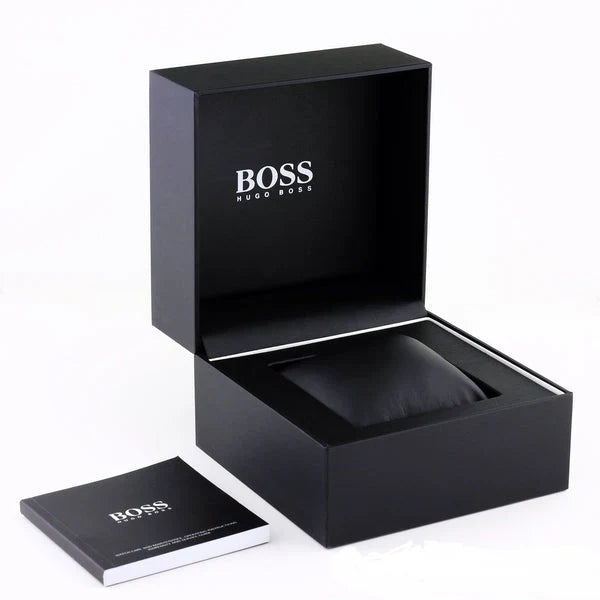 Original Hugo Boss Majesty Women's Watch - Gold Steel & Crystal Dial (1502445)