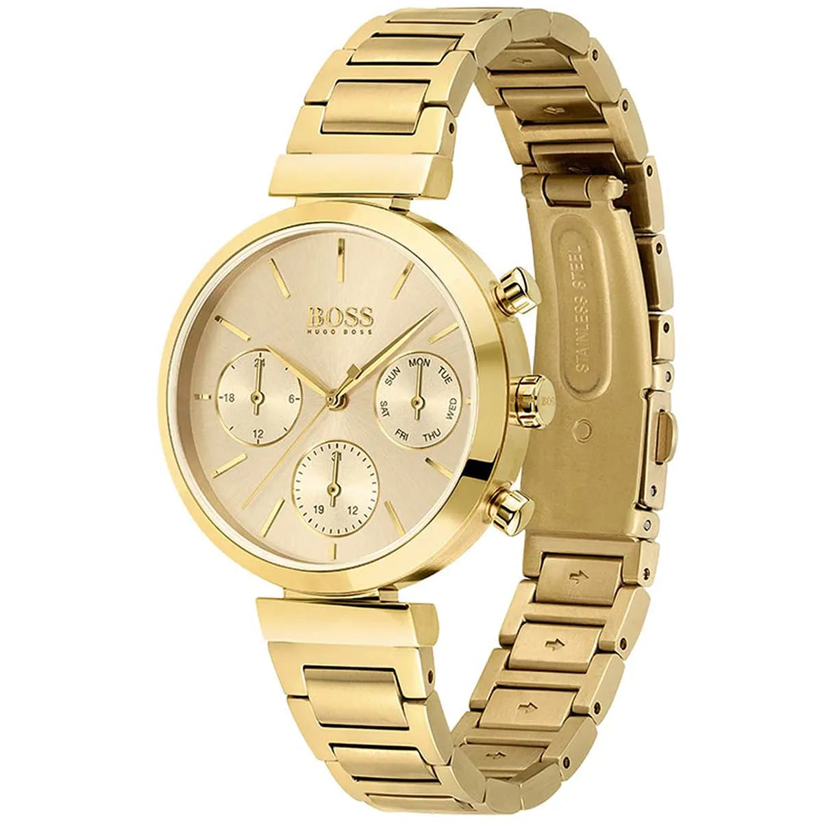 Original Hugo Boss Majesty Women's Watch - Full Gold Steel (1502532)