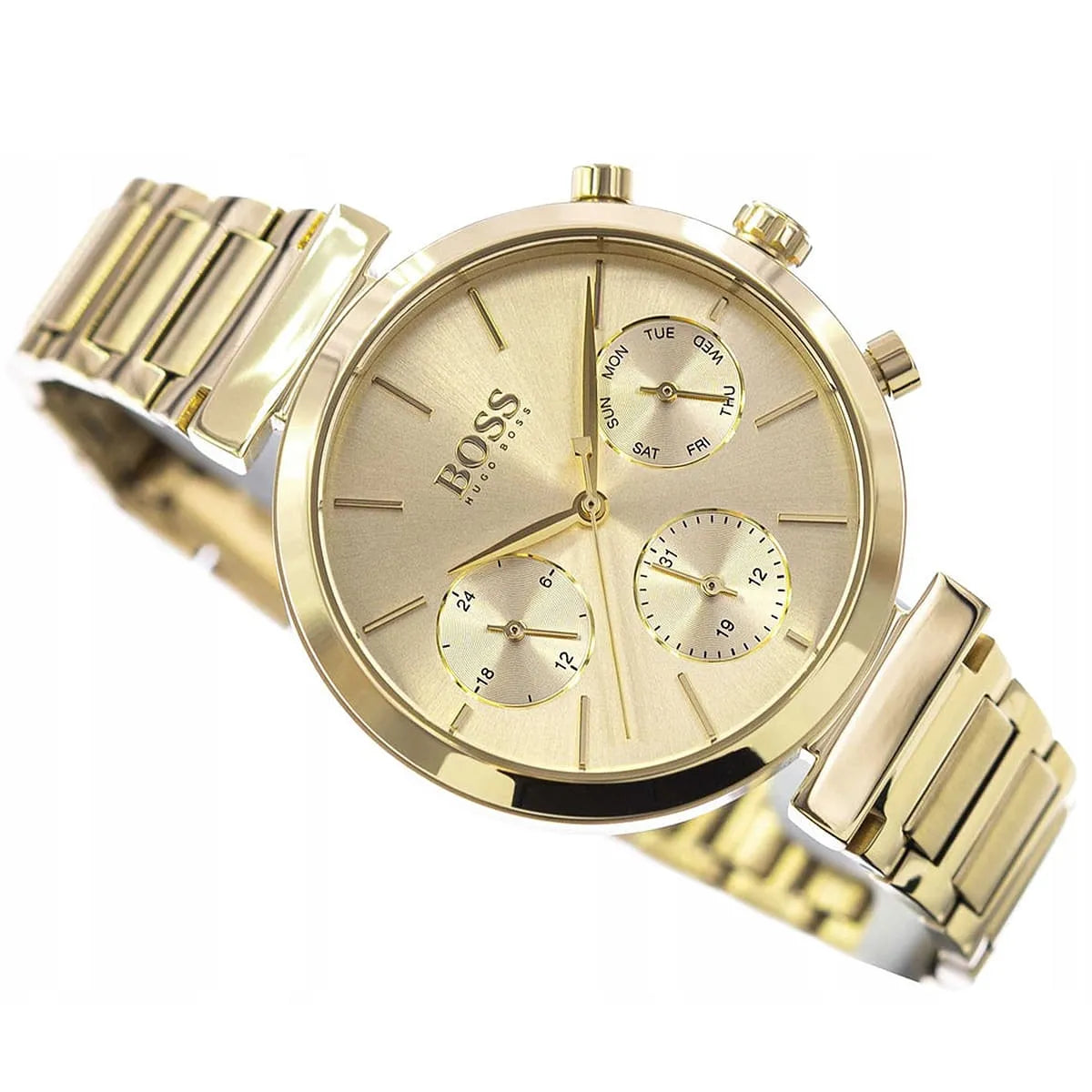 Original Hugo Boss Majesty Women's Watch - Full Gold Steel (1502532)