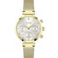 Original Hugo Boss Majesty Women's Watch - Gold Mesh Bracelet & Crystal Dial (1502552)