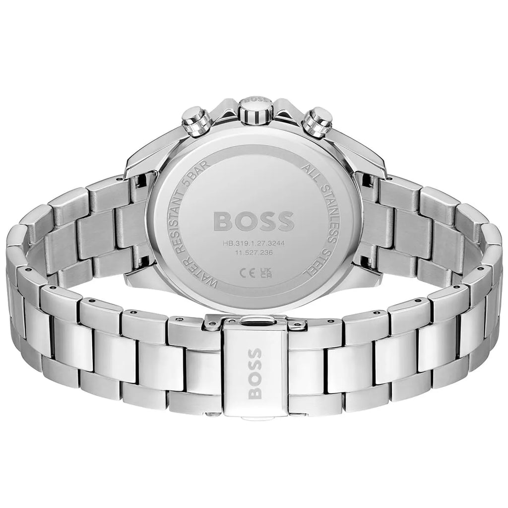 Original Hugo Boss Novia Women's Watch - Silver Steel & Dark Gray Dial (1502614)