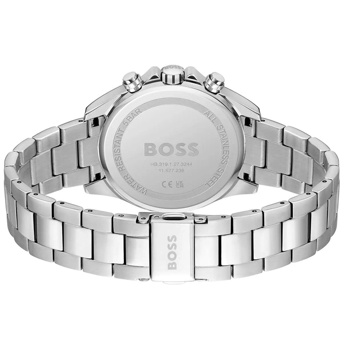 Original Hugo Boss Novia Women's Watch - Silver Steel & Dark Gray Dial (1502614)