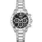 Original Hugo Boss Novia Women's Watch - Silver Steel & Dark Gray Dial (1502614)