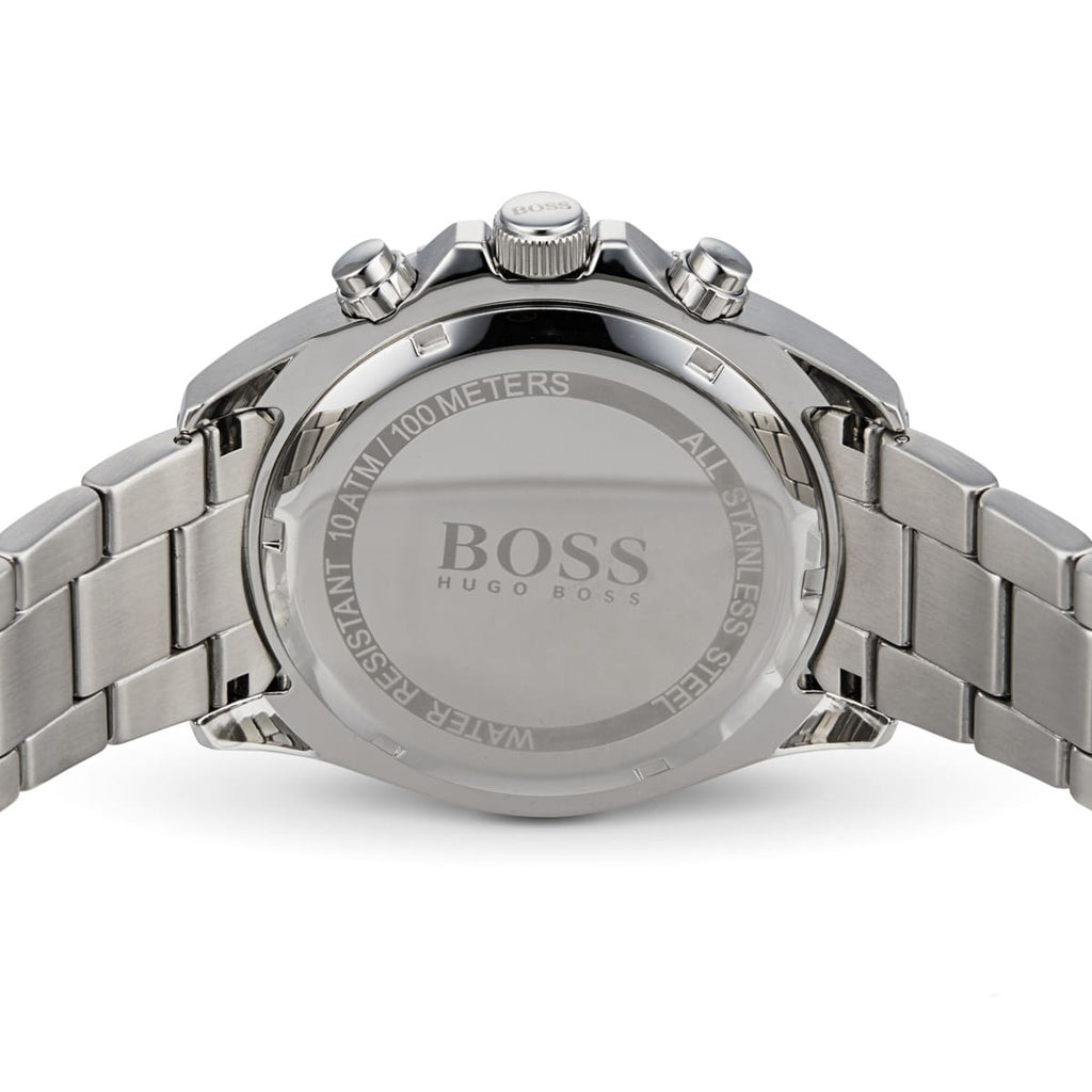Hugo Boss Ocean Edition 1513704 Silver-Tone Blue Dial Chronograph Men's Watch