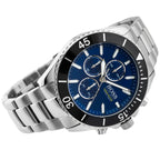 Hugo Boss Ocean Edition 1513704 Silver-Tone Blue Dial Chronograph Men's Watch
