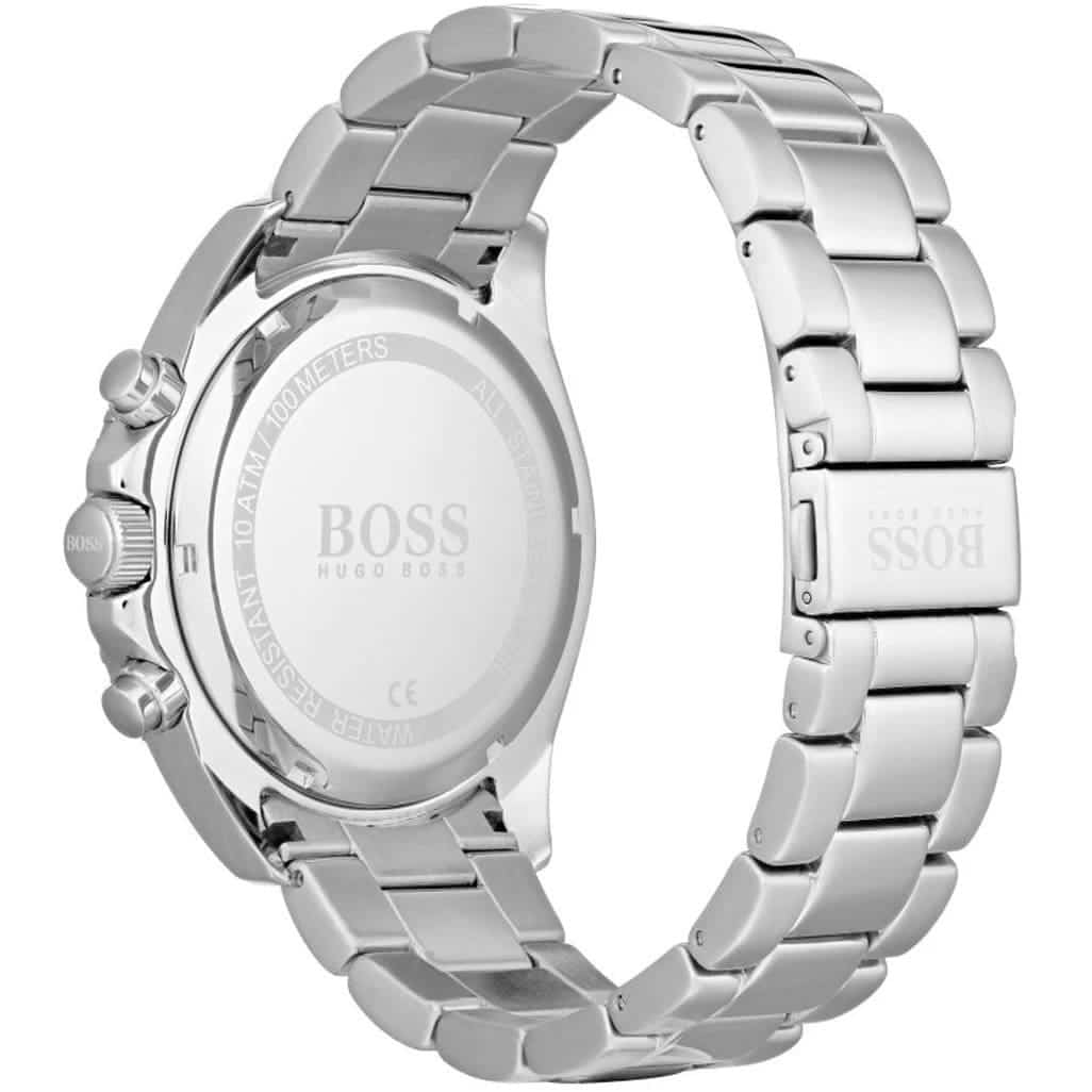 Hugo Boss Ocean Edition 1513704 Silver-Tone Blue Dial Chronograph Men's Watch