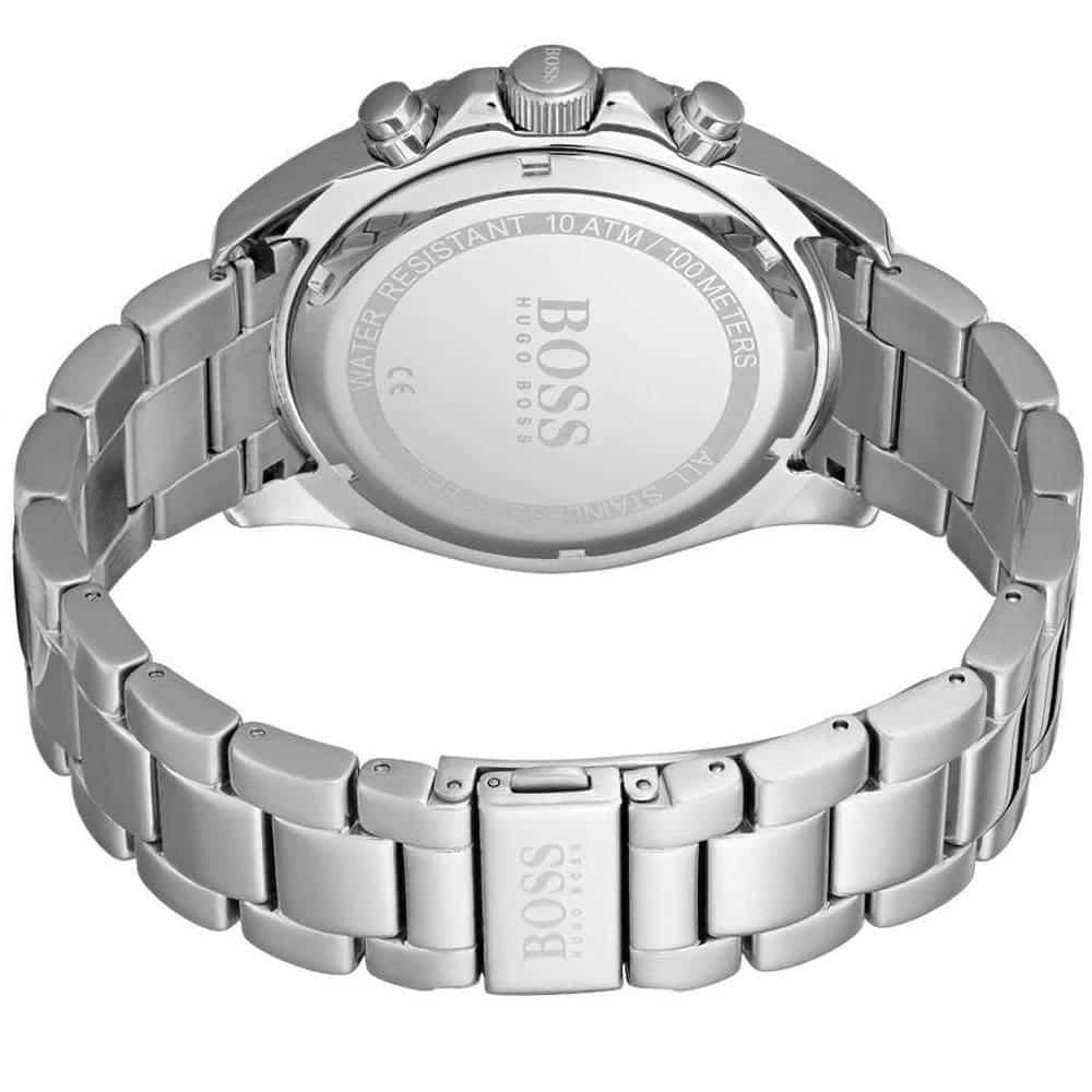 Hugo Boss Ocean Edition 1513704 Silver-Tone Blue Dial Chronograph Men's Watch