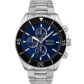 Hugo Boss Ocean Edition 1513704 Silver-Tone Blue Dial Chronograph Men's Watch