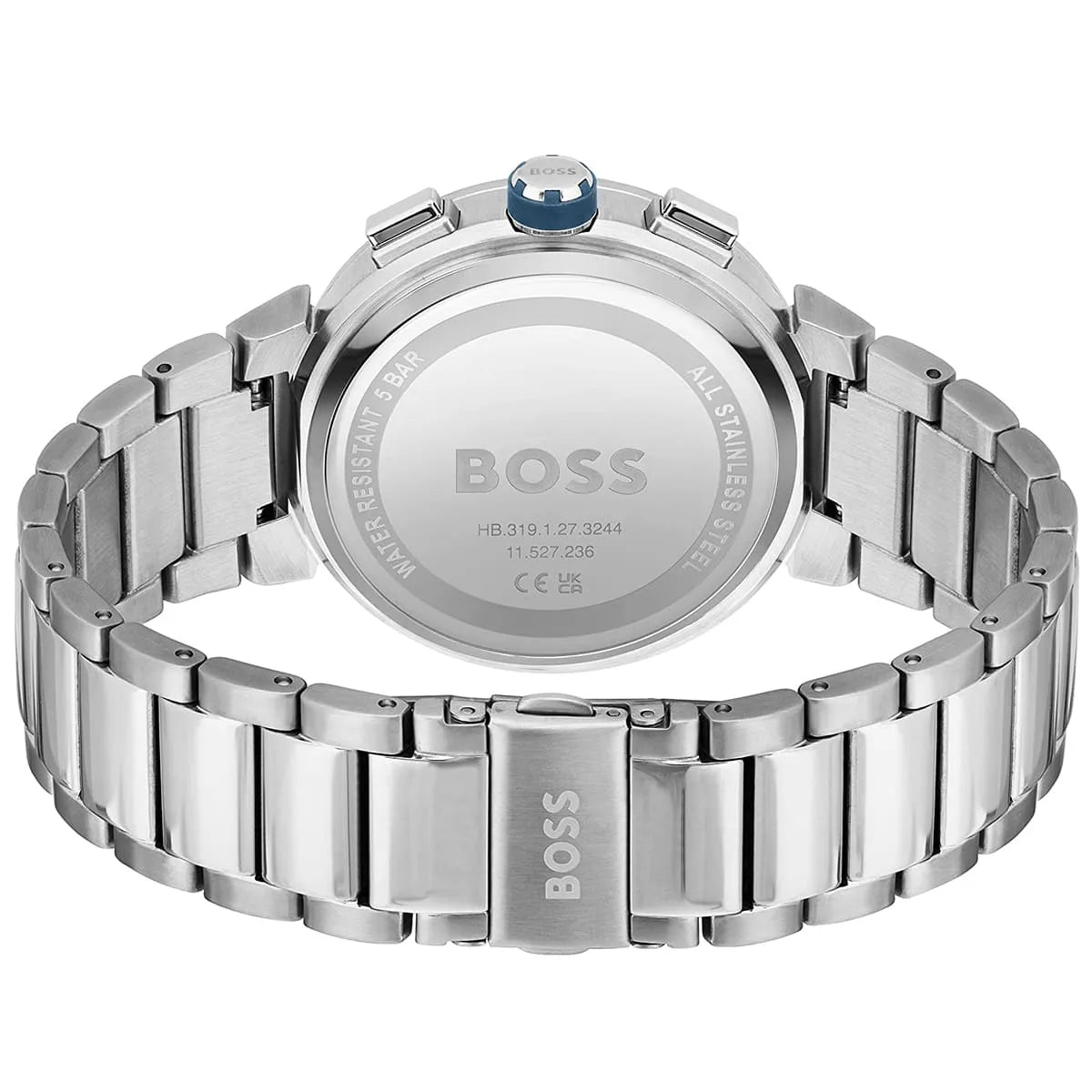 Hugo Boss One 1513999 Silver-Tone Blue Dial Chronograph Men's Watch