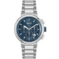 Hugo Boss One 1513999 Silver-Tone Blue Dial Chronograph Men's Watch