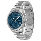 Hugo Boss Pilot Edition 1513850 Silver Stainless Steel Blue Dial Chronograph Watch