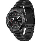 Hugo Boss Pilot Edition Chrono 1513854 Black IP Aviation Men's Watch