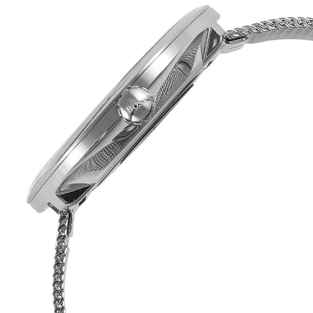Original Hugo Boss Praise Women's Watch - Silver Mesh & Crystal Ring Dial (1502546)