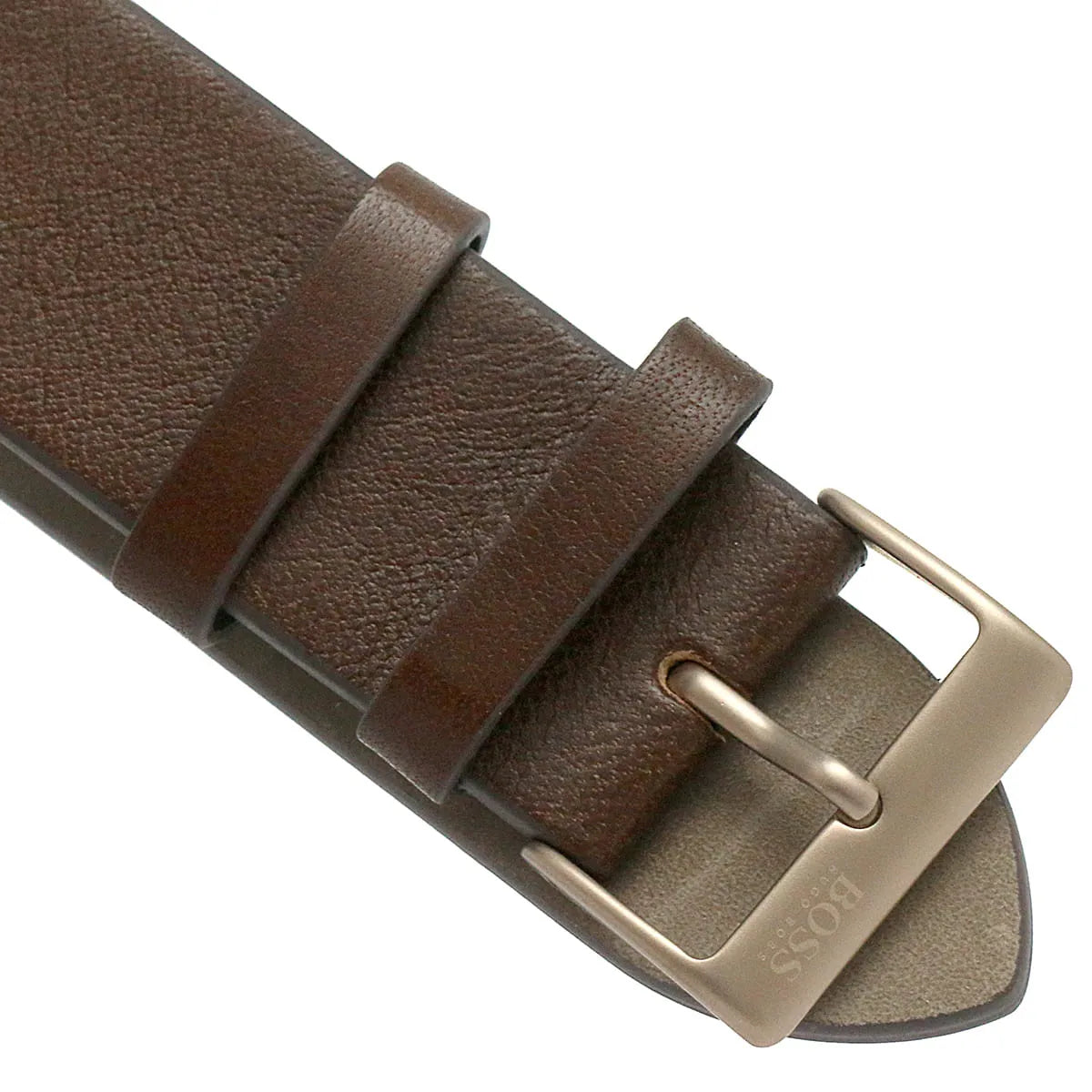 Hugo Boss Santiago 1513861 Rose Gold Grey Dial Brown Leather Watch