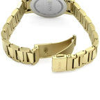Original Hugo Boss Signature Women's Watch - Gold Steel & Crystal Bezel (1502541)