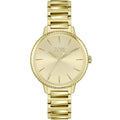 Original Hugo Boss Signature Women's Watch - Gold Steel & Crystal Bezel (1502541)
