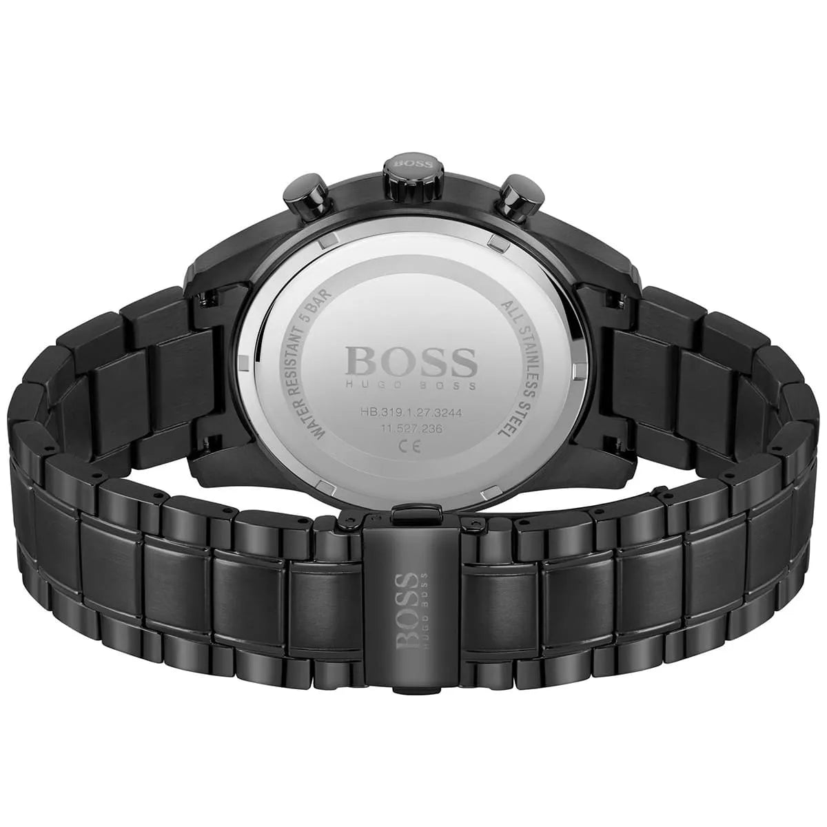 Hugo Boss Skymaster 1513785 Black IP Chronograph Men's Watch