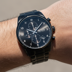 Hugo Boss Skymaster 1513785 Black IP Chronograph Men's Watch