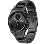 Hugo Boss Steer 1514068 Silver-Tone Grey Dial Chronograph Men's Watch