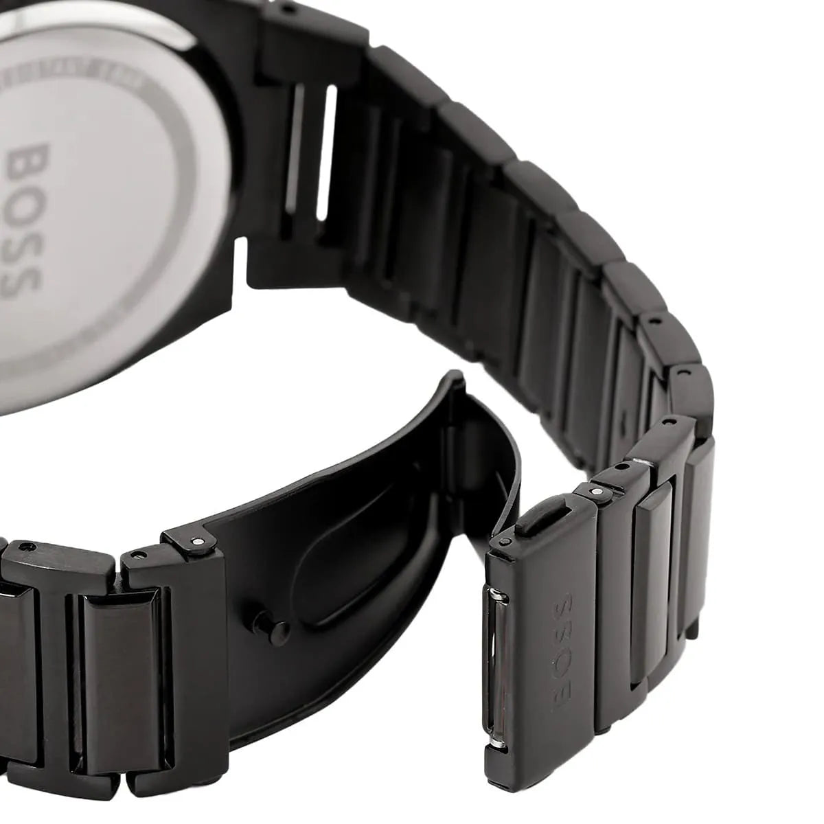 Hugo Boss Steer 1514068 Silver-Tone Grey Dial Chronograph Men's Watch