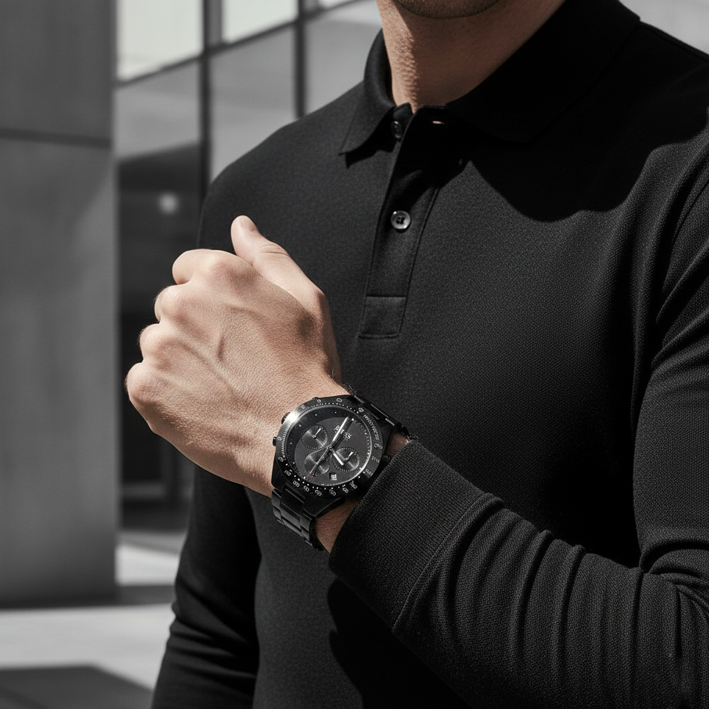 Hugo Boss Talent 1513581 Black Ceramic & Steel Chronograph Men's Watch