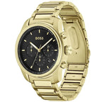 Hugo Boss Trace 1514006 Gold-Tone Black Dial Chronograph Men's Watch